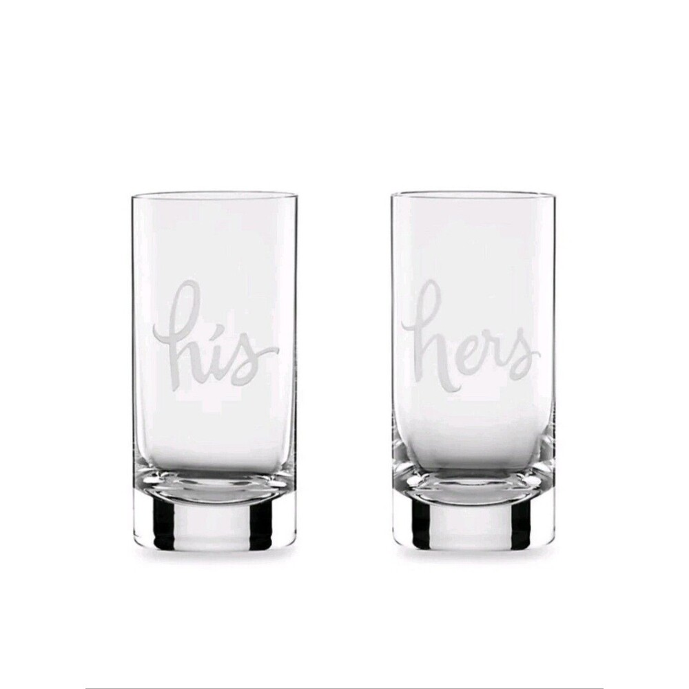Kate Spade His and Hers Hiball Glasses
